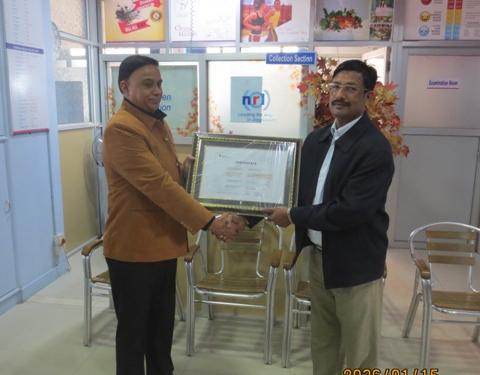 NRL ISo 9001 Certificate Handed Over by QACA (NATCM Nepal) on 2018 ISO Certification Nepal